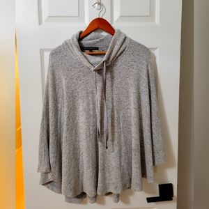 Super soft sweater cape